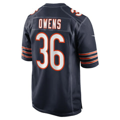Jonathan Owens Chicago Bears Game Jersey - Navy cheap