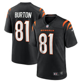 Jermaine Burton Cincinnati Bengals Game Jersey - Black sale