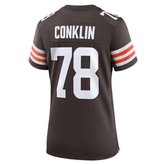 Jack Conklin Cleveland Browns Women's Game Jersey - Brown outlet