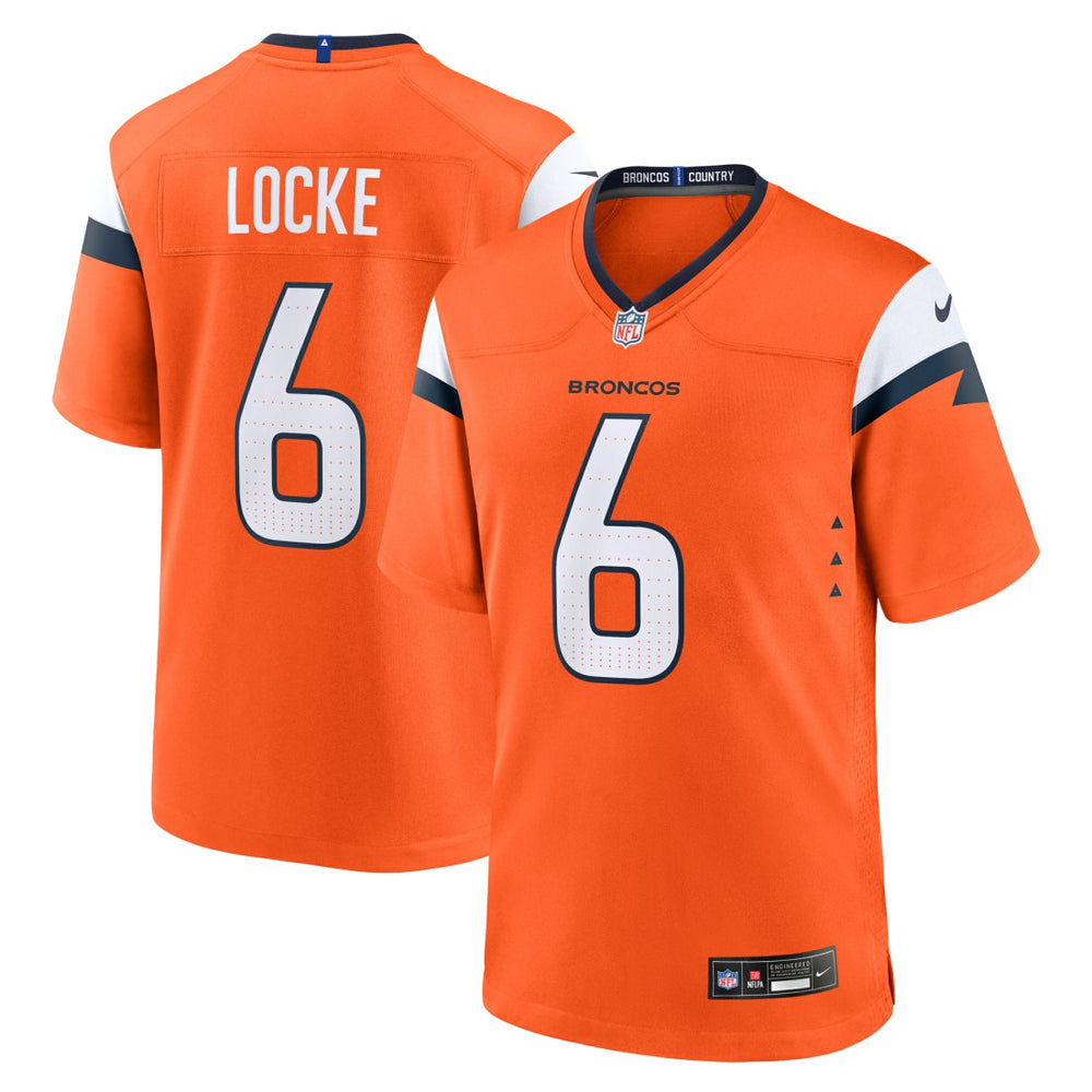 P.J. Locke Denver Broncos Team Game Jersey - Orange cheap