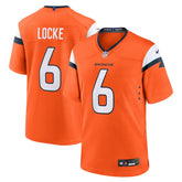 P.J. Locke Denver Broncos Team Game Jersey - Orange cheap