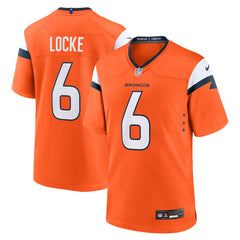 P.J. Locke Denver Broncos Team Game Jersey - Orange cheap