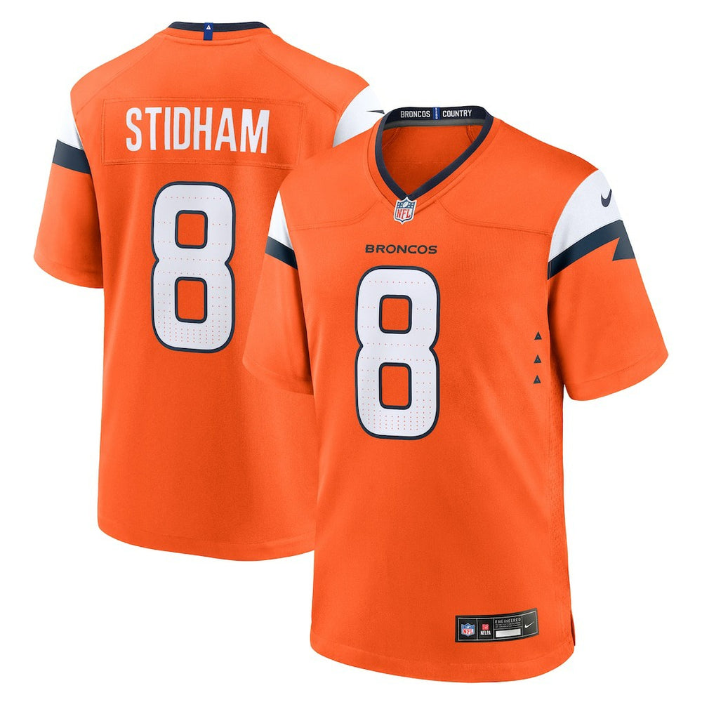 Jarrett Stidham Denver Broncos Team Game Jersey - Orange on sale