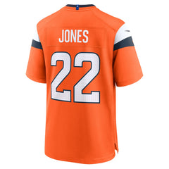 Brandon Jones Denver Broncos Team Game Jersey - Orange online