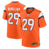 Ja'Quan McMillian Denver Broncos Team Game Jersey - Orange cheap