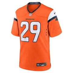 Ja'Quan McMillian Denver Broncos Team Game Jersey - Orange cheap