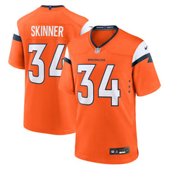 JL Skinner Denver Broncos Team Game Jersey - Orange cheap