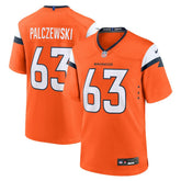 Alex Palczewski Denver Broncos Team Game Jersey - Orange for sale