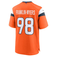 John Franklin-Myers Denver Broncos Team Game Jersey - Orange outlet