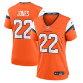 Brandon Jones Denver Broncos Women's Team Game Jersey - Orange online