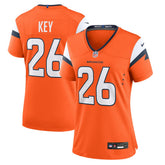 Devon Key Denver Broncos Women's Team Game Jersey - Orange outlet