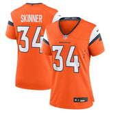 JL Skinner Denver Broncos Women's Team Game Jersey - Orange cheap