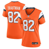 Adam Trautman Denver Broncos Women's Team Game Jersey - Orange online
