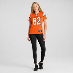 Adam Trautman Denver Broncos Women's Team Game Jersey - Orange online