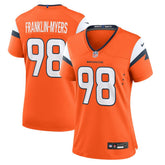 John Franklin-Myers Denver Broncos Women's Team Game Jersey - Orange for sale