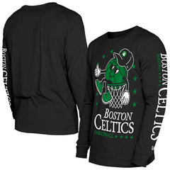 Boston Celtics Old School Sport Long Sleeve T-Shirt - Black outlet