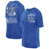 Dallas Mavericks Old School Sport Enzyme Wash Oversized T-Shirt sale - Blue for sale