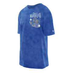 Dallas Mavericks Old School Sport Enzyme Wash Oversized T-Shirt sale - Blue for sale