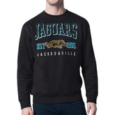 Jacksonville Jaguars Starter Retro Team Logo Pullover Sweatshirt - Black for sale