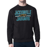 Jacksonville Jaguars Starter Mesh Look Retro Team Logo Pullover Sweatshirt - Black cheap