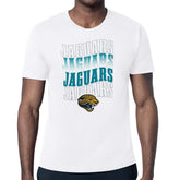 Jacksonville Jaguars Starter Repeat Wordmark Retro Team Logo T-Shirt - White for sale
