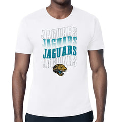 Jacksonville Jaguars Starter Repeat Wordmark Retro Team Logo T-Shirt - White for sale