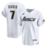 Craig Biggio Houston Astros Throwback Cooperstown Collection Limited Jersey White