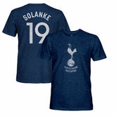 Dominic Solanke Tottenham Hotspur 1863FC Retro Player Name & Number Tri-Blend T-Shirt Sale - Navy