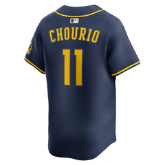 Jackson Chourio Milwaukee Brewers Alternate 2 Limited Jersey Navy