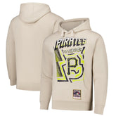 Pittsburgh Pirates Sidewalk Sketch Pullover Hoodie Cream