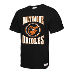 Baltimore Orioles Arched Logo Slub T-Shirt Black