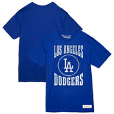 Los Angeles Dodgers Arched Logo Slub T-Shirt Royal
