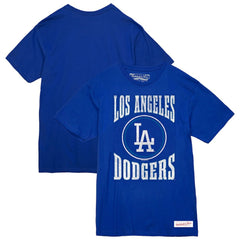 Los Angeles Dodgers Arched Logo Slub T-Shirt Royal