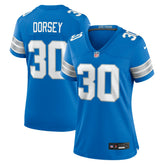 Khalil Dorsey Detroit Lions Women's Team Game Jersey - Blue for sale