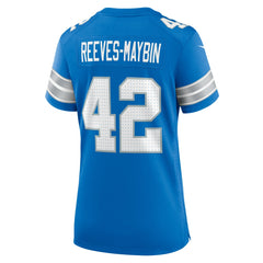 Jalen Reeves-Maybin Detroit Lions Women's Team Game Jersey - Blue discount