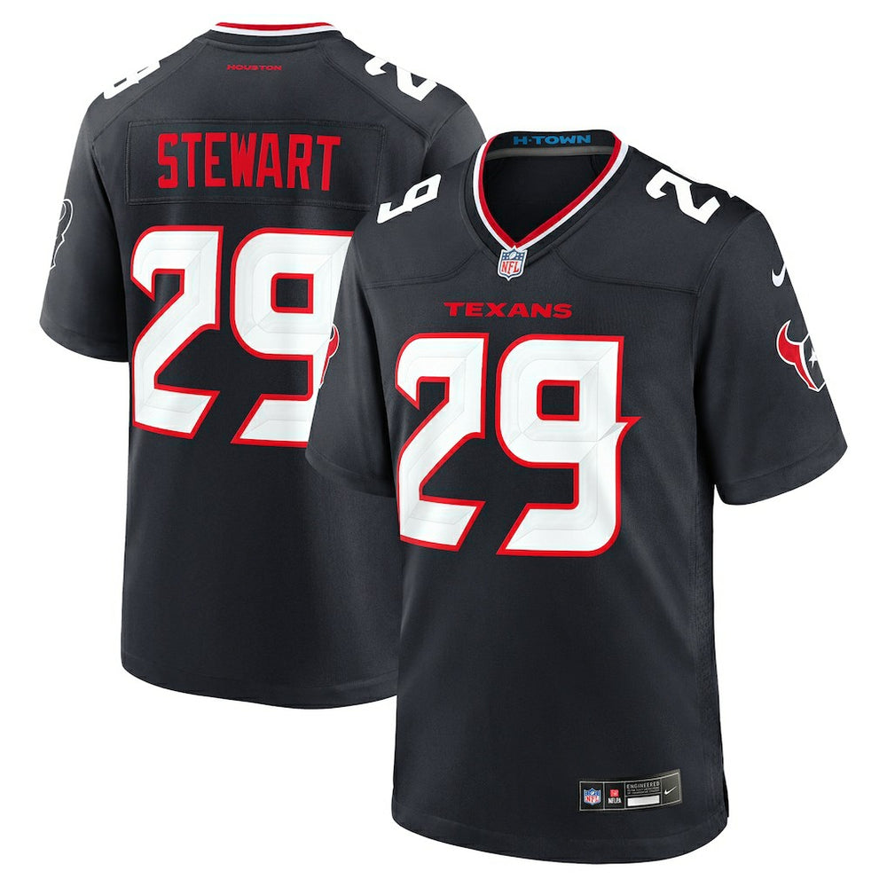 M.J. Stewart Houston Texans Team Game Jersey - Navy for sale