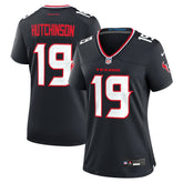 Xavier Hutchinson Houston Texans Women's Team Game Jersey - Navy outlet