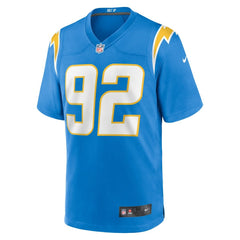 Justin Eboigbe Los Angeles Chargers Team Game Jersey - Powder Blue on sale
