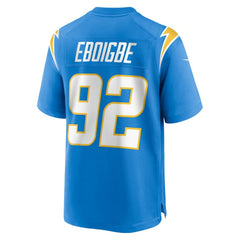 Justin Eboigbe Los Angeles Chargers Team Game Jersey - Powder Blue on sale