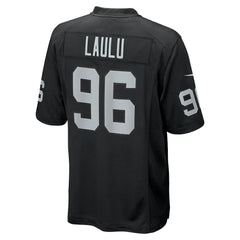 Jonah Laulu Las Vegas Raiders Team Game Jersey - Black sale