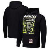 Pittsburgh Pirates Sidewalk Sketch Pullover Hoodie Black