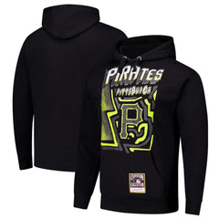 Pittsburgh Pirates Sidewalk Sketch Pullover Hoodie Black