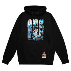 Atlanta Braves Sidewalk Sketch Pullover Hoodie Black