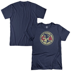 Club America 1863FC Color Badge T-Shirt Discount - Navy