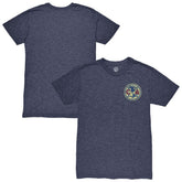Club America 1863FC Left Color Badge Vintage Tri-Blend T-Shirt - Navy on sale