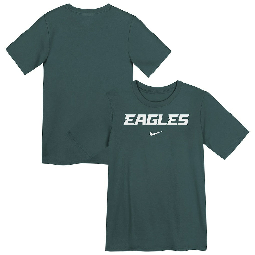 Philadelphia Eagles Preschool Wordmark T-Shirt - Midnight Green sale