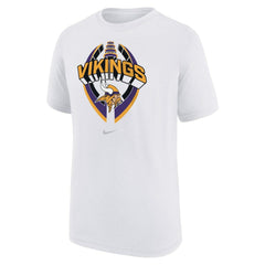 Minnesota Vikings Youth Icon Legend T-Shirt - White sale
