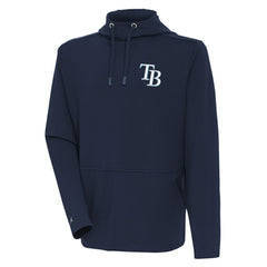 Tampa Bay Rays Antigua Pullover Hoodie Navy