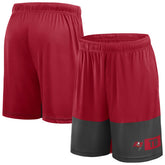Tampa Bay Buccaneers Big & Tall Best of the Best Performance Shorts - Red/Pewter outlet