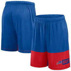 Buffalo Bills Big & Tall Best of the Best Performance Shorts - Royal/Red cheap